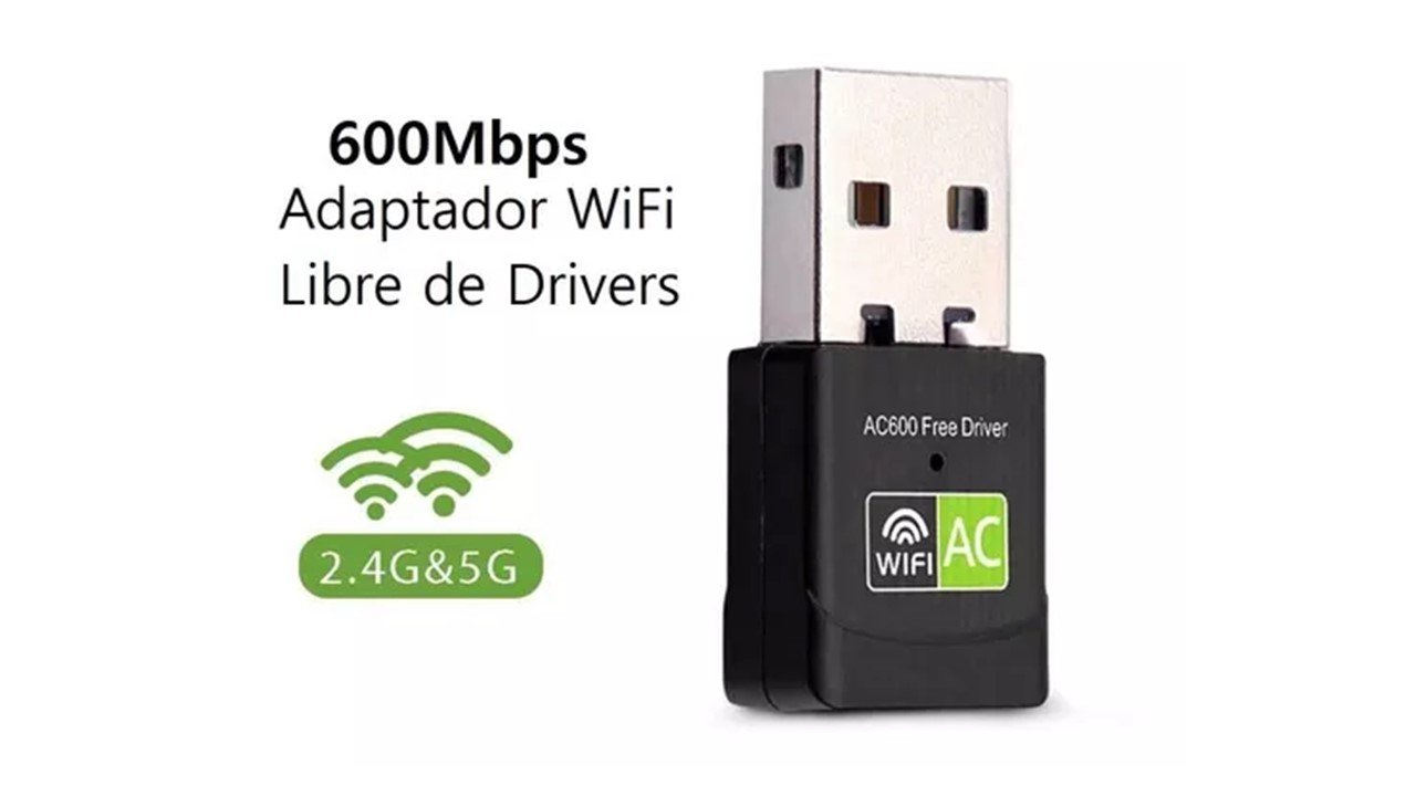 Adaptador Antena Wifi Usb Dual Band 2.4g Y 5g 600 Mbps - Imagen 5
