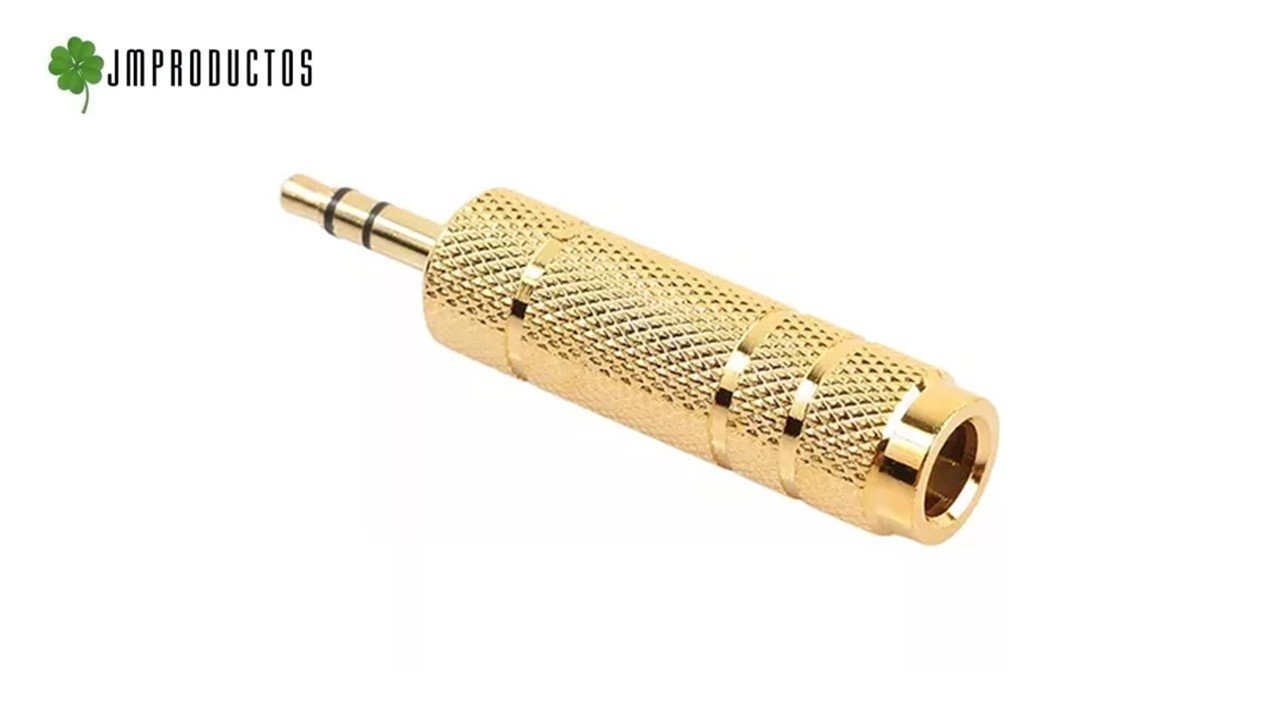 Adaptador Audio Plug 3.5mm Macho A 6.5mm Jack Hembra - Imagen 2