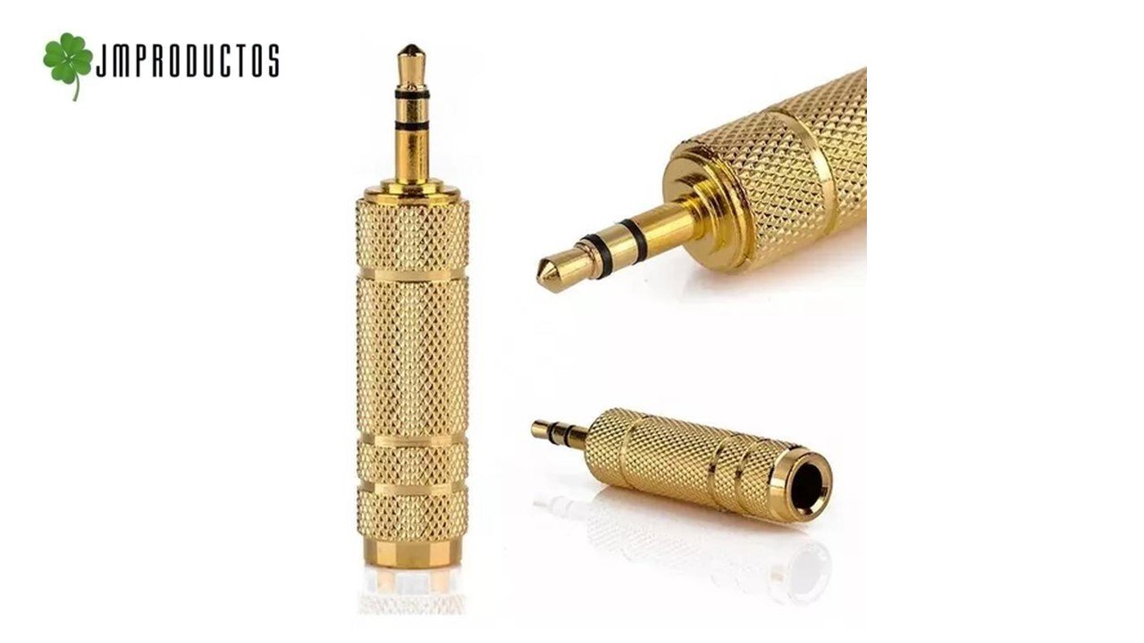 Adaptador Audio Plug 3.5mm Macho A 6.5mm Jack Hembra - Imagen 3