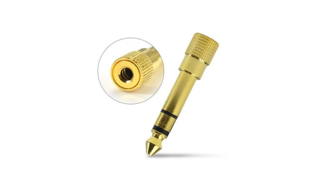 Adaptador Audio Plug 6.5 Macho Jack 3.5 Hembra X2 Und - Imagen 2