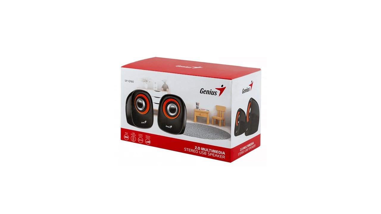 Parlante Multimedia Genius Sp-q160 Usb 2.0 6w 3.5m