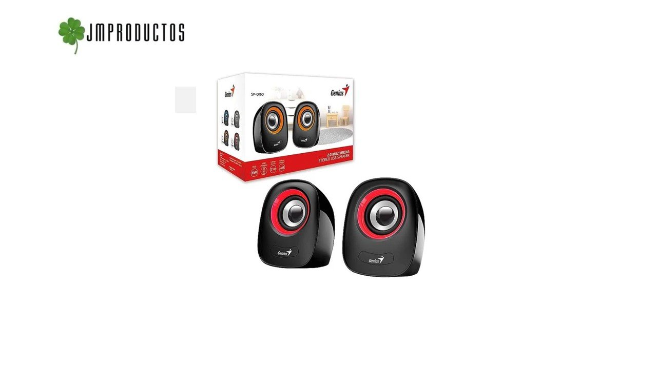 Parlante Multimedia Genius Sp-q160 Usb 2.0 6w 3.5m - Imagen 3