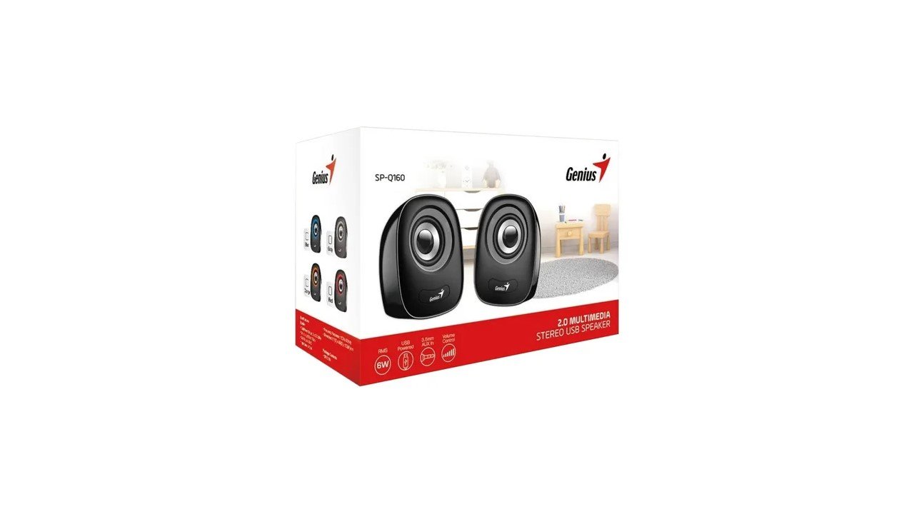 Parlante Multimedia Genius Sp-q160 Usb 2.0 6w 3.5m - Imagen 9
