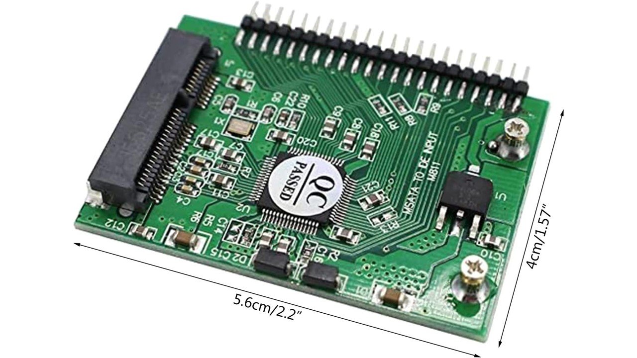 Adaptador Msata A Ide 44 Pines Ssd Disco Notebook - Imagen 5